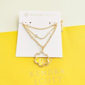 Kendra Scott Multi Strand Necklace - Susie Convertible Gold
